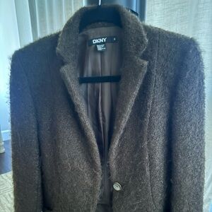 DKNY BROWN BLAZER Sz 6